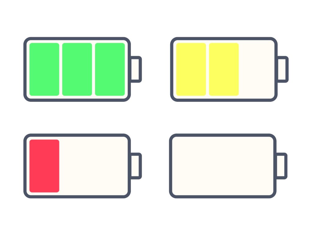 電池残量が分かる機能付き